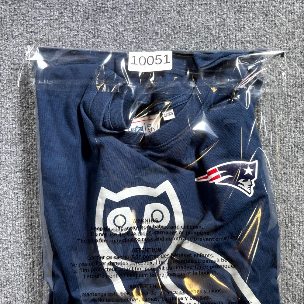 OVO x NFL New England Patriots Game Day T-Shirt Men's 2XL Navy Blue Graphic Tee - Picture 13 of 13